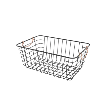 Copper Handled Wire Baskets for Storage